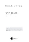 Instructions for Use SCD 19102