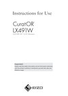 Instructions for Use LX491W