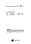 Instructions for Use LX1910 / LS1910