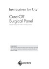 Manuel d’utilisation Surgical Panel